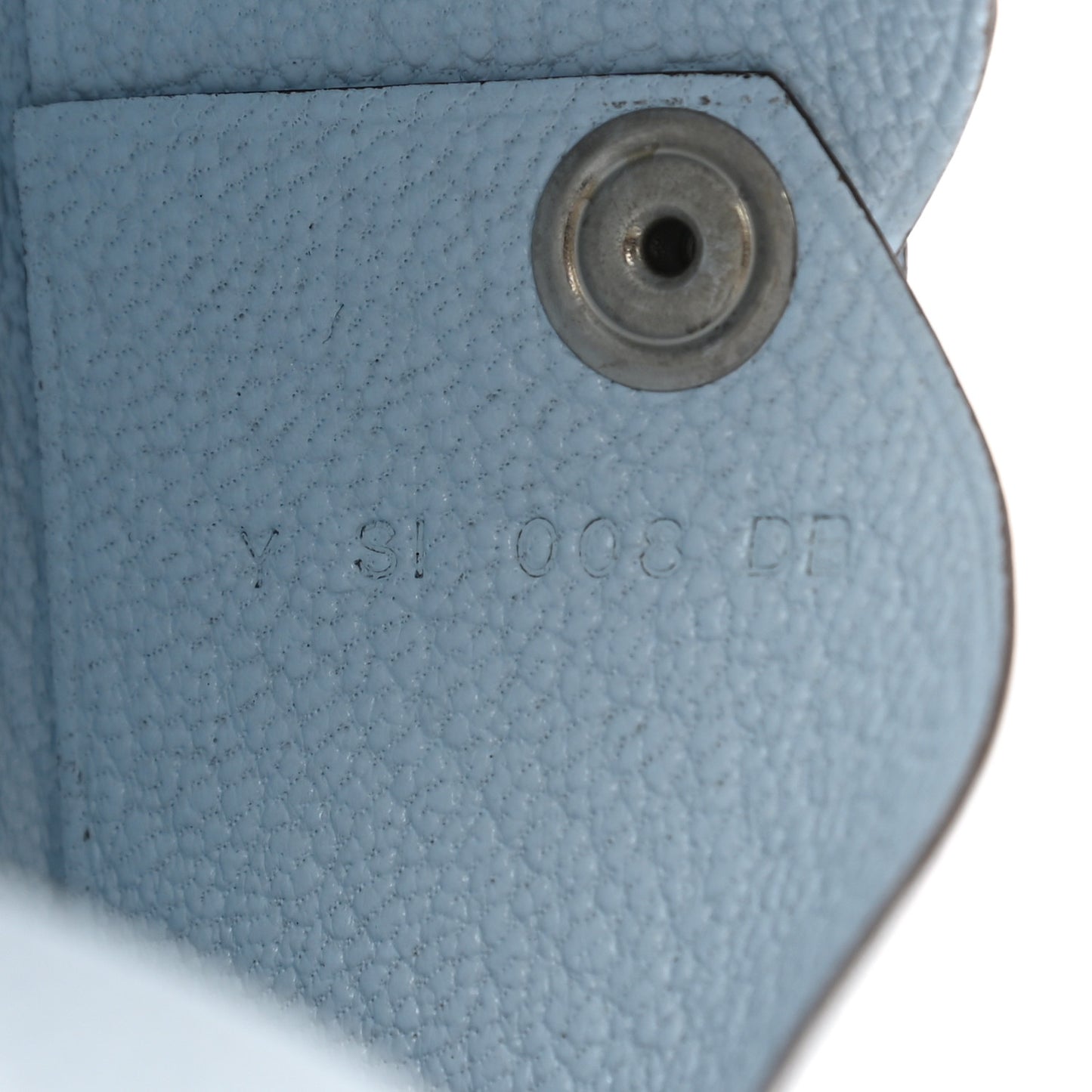 Chevre Mysore Calvi Card Case Bleu Brume