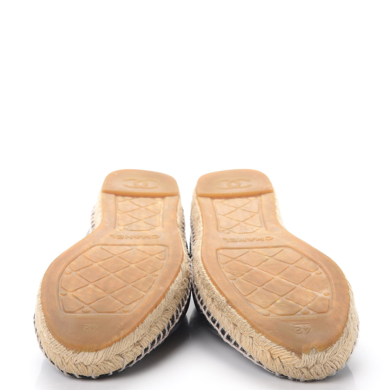Chanel Lambskin CC Espadrilles 42 Black 7 of 16