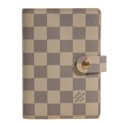 Louis Vuitton Damier Azur Small Ring Agenda Cover 1 of 8