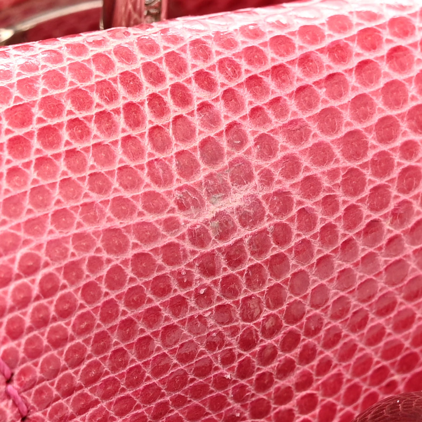 Lizard Swarovski Crystal Mini Lady Dior Pink