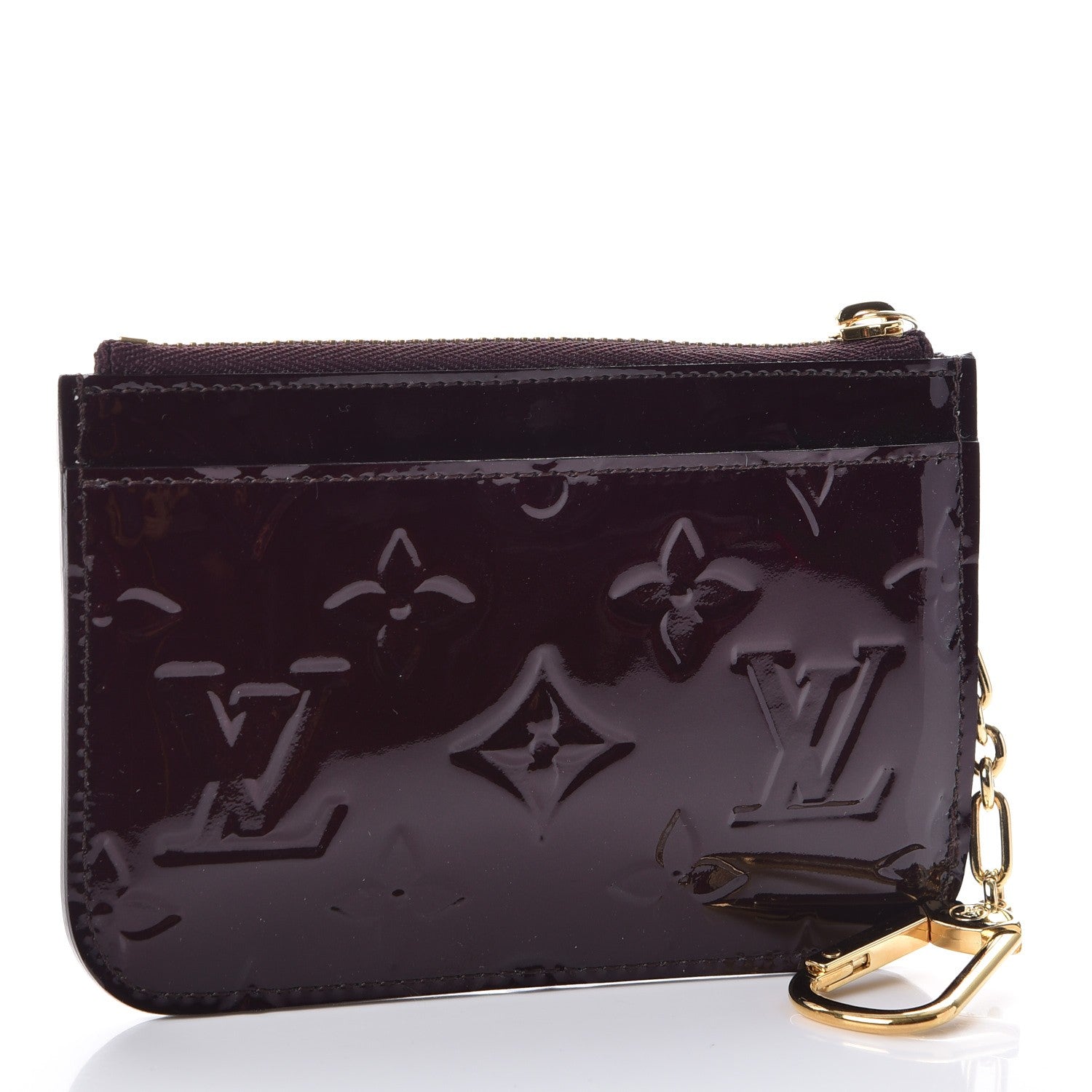 Louis Vuitton Vernis Key Pouch Amarante 3 of 8