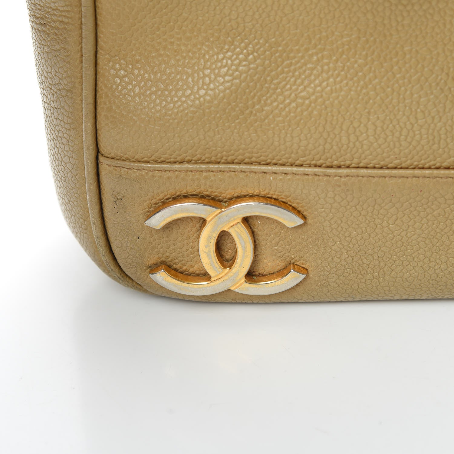 Chanel Caviar Shoulder Bag Beige 25 of 25