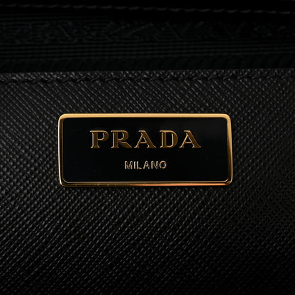 Prada Saffiano Lux Large Galleria Double Zip Tote Black 6 of 9