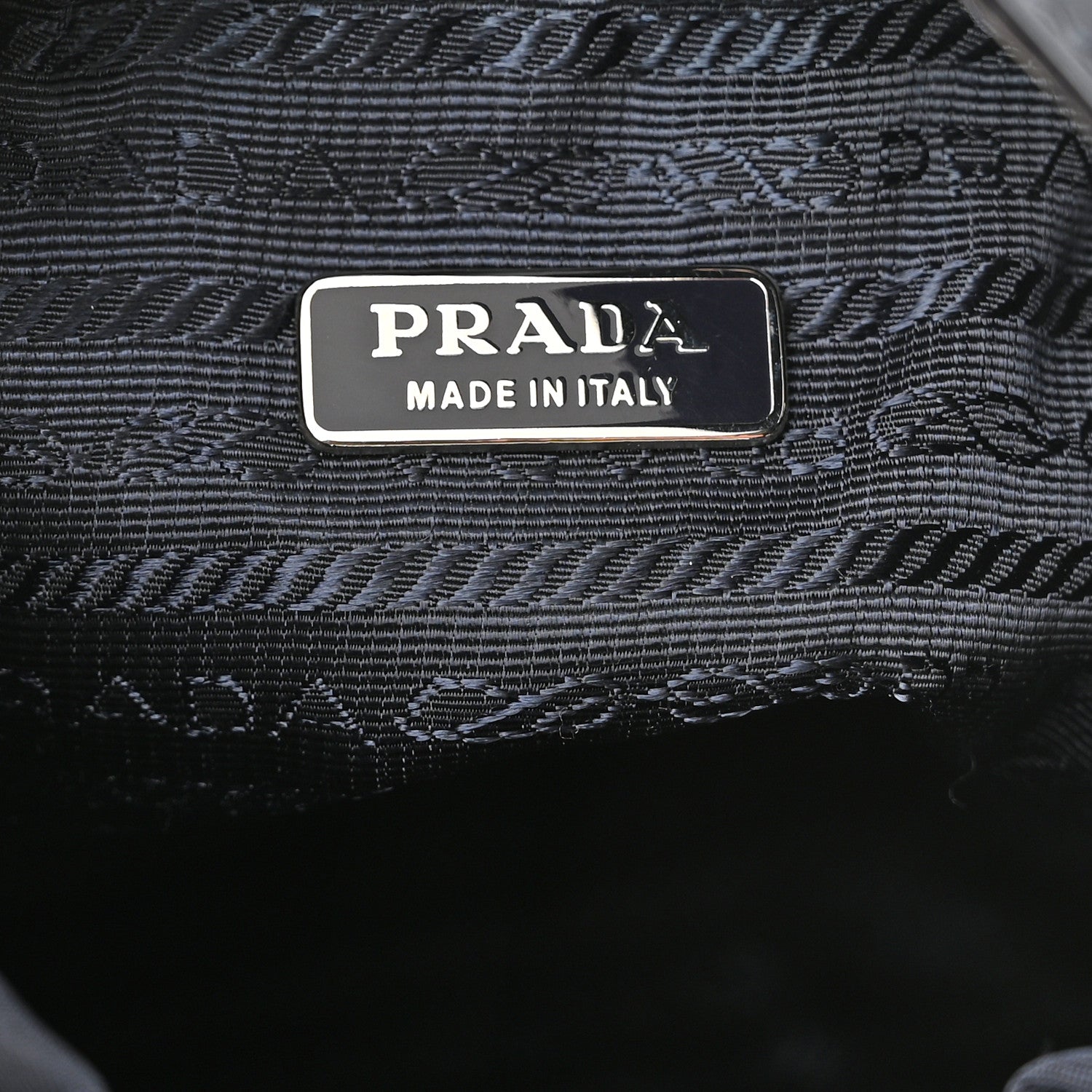 Prada Tessuto Nylon Night Bucket Bag Bleu 6 of 10