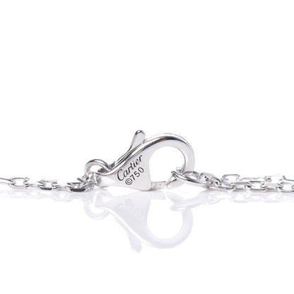 Cartier 18K White Gold Diamond LM D'Amour Pendant Necklace 5 of 6