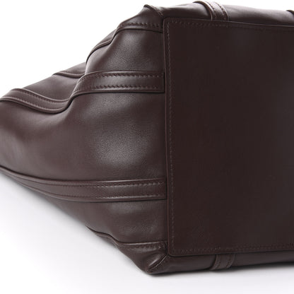 Balenciaga Calfskin Large Laundry Cabas Tote Marron Chocolate 5 of 8