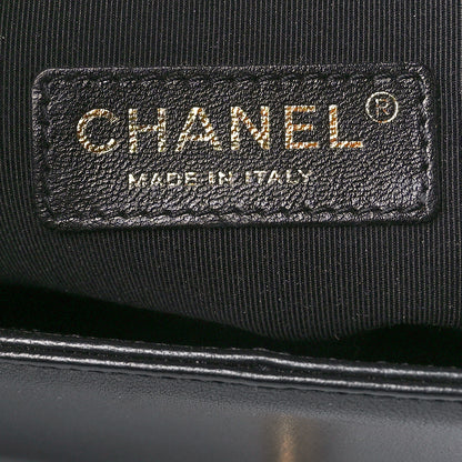 Chanel Lambskin Quilted Medium Boy Flap Black 6 of 11