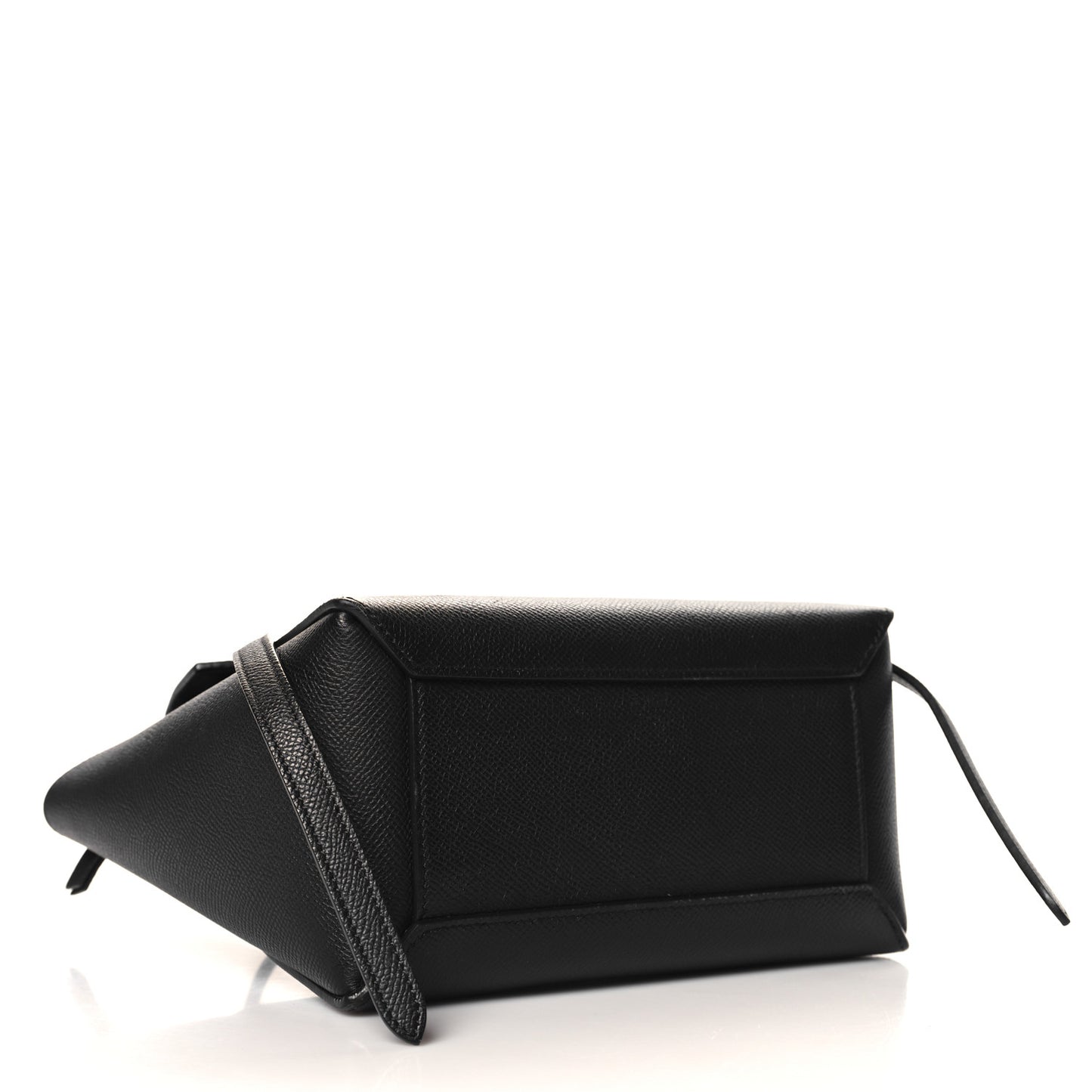 Grained Calfskin Nano Belt Bag Black