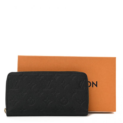 Louis Vuitton Empreinte Zippy Wallet Black 7 of 7