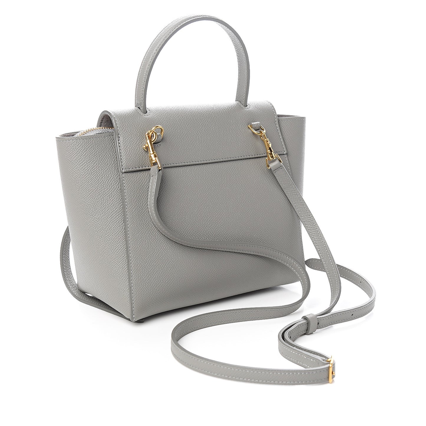 Grained Calfskin Nano Belt Bag Cloud