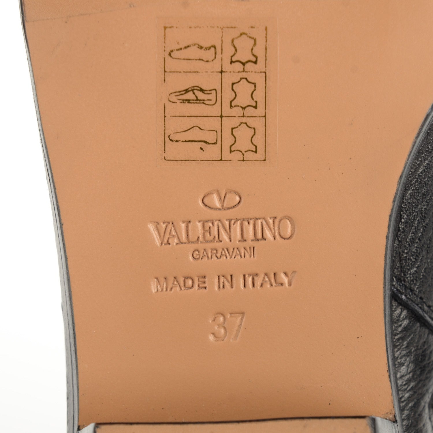Valentino Garavani Grained Calfskin Rockstud Single Buckle 35mm Cowboy Ankle Boots 37 Black 6 of 8
