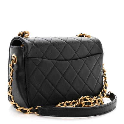 Chanel Caviar Quilted Small Fashion Therapy Flap Bag Black 3 of 11