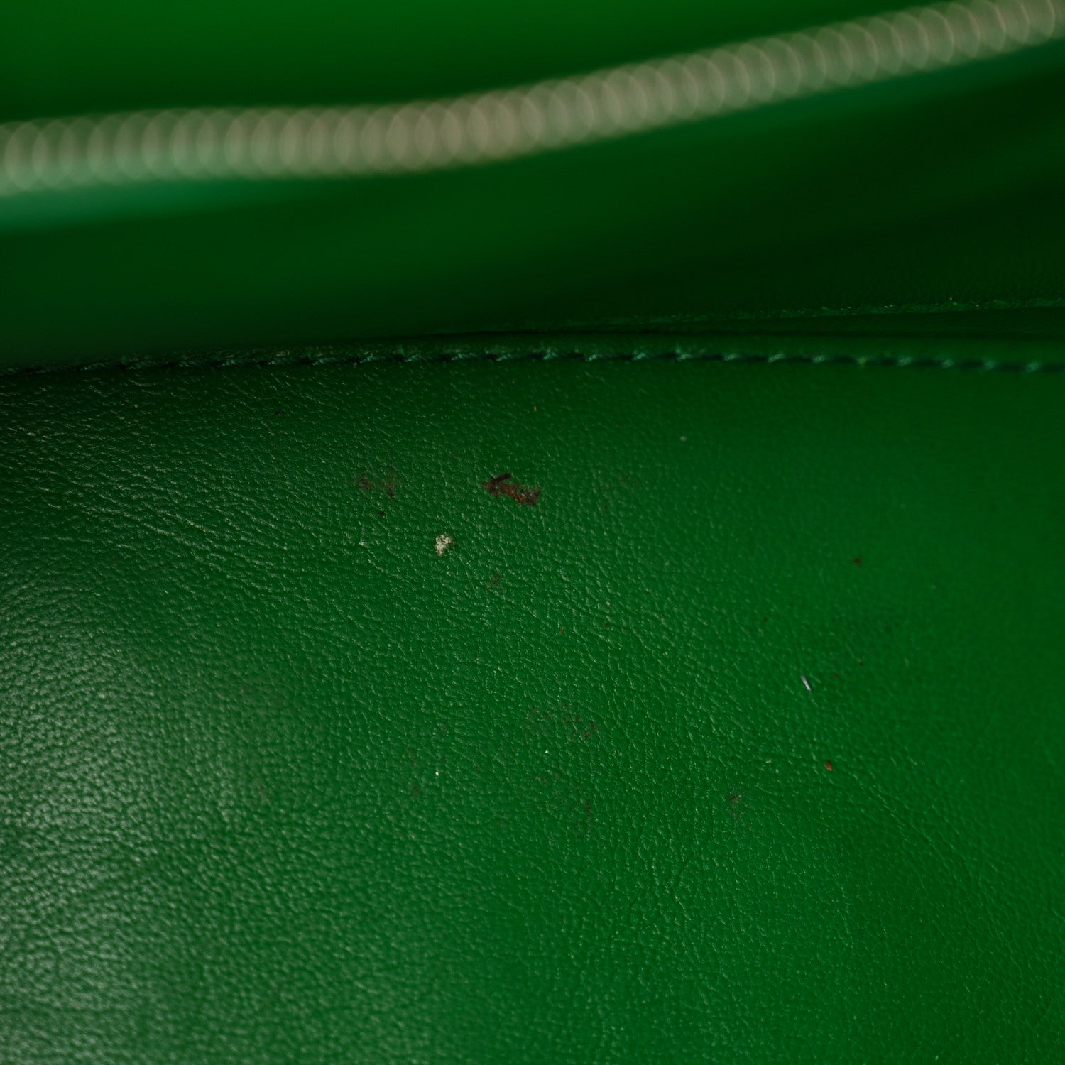 Balenciaga Shiny Calfskin Crocodile Embossed Small Hourglass Top Handle Bag Leaf Green 14 of 20