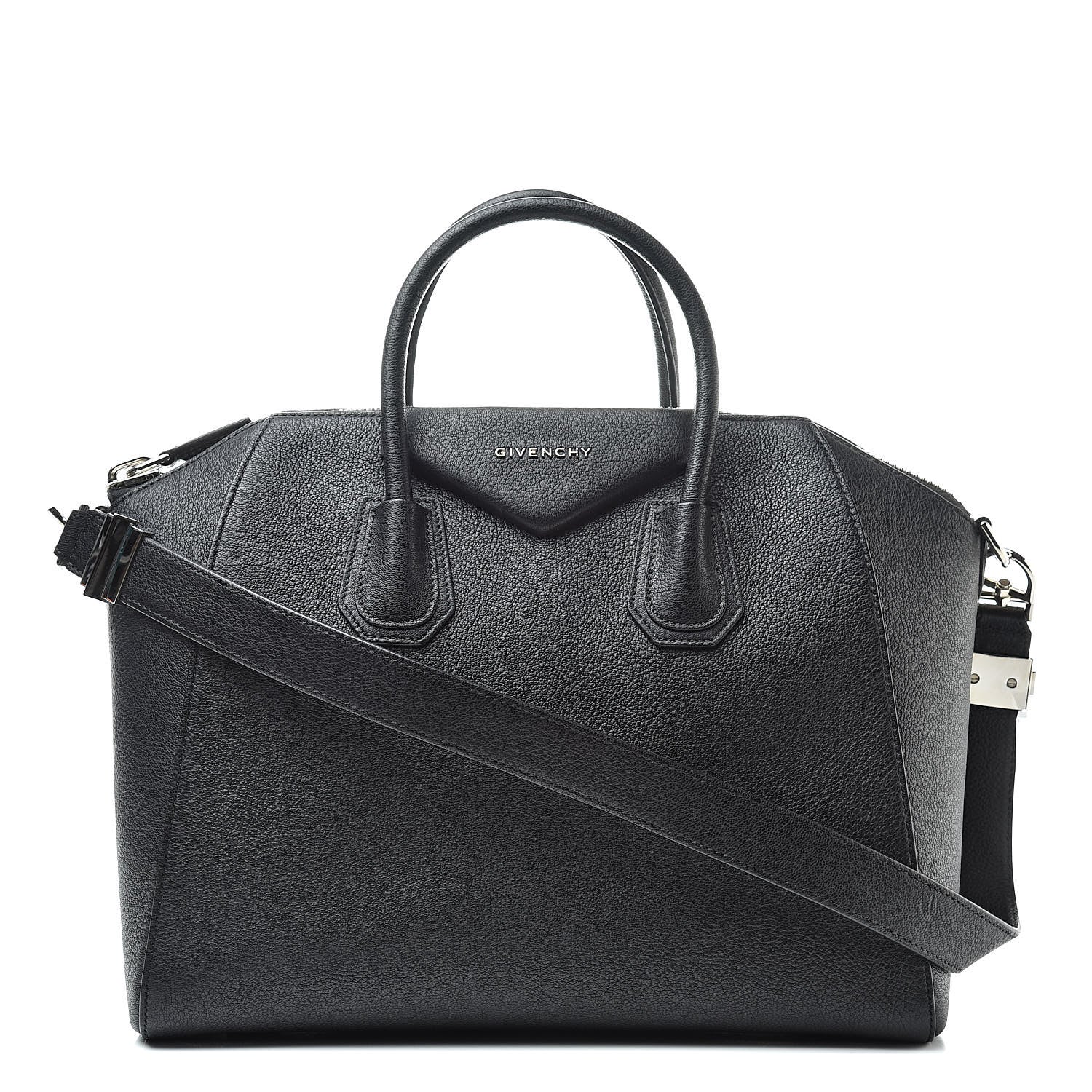 Givenchy Sugar Goatskin Medium Antigona Black 1 of 12