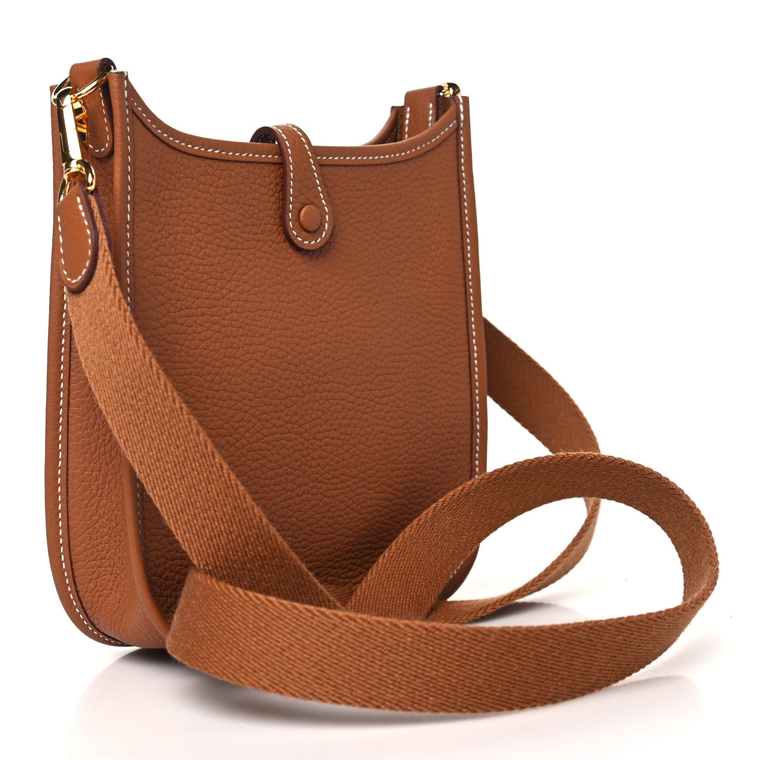 Hermes Taurillon Clemence Evelyne TPM Gold 3 of 10