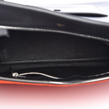Celine Pony Hair Medium Edge Shoulder Bag Vermillion 5 of 13