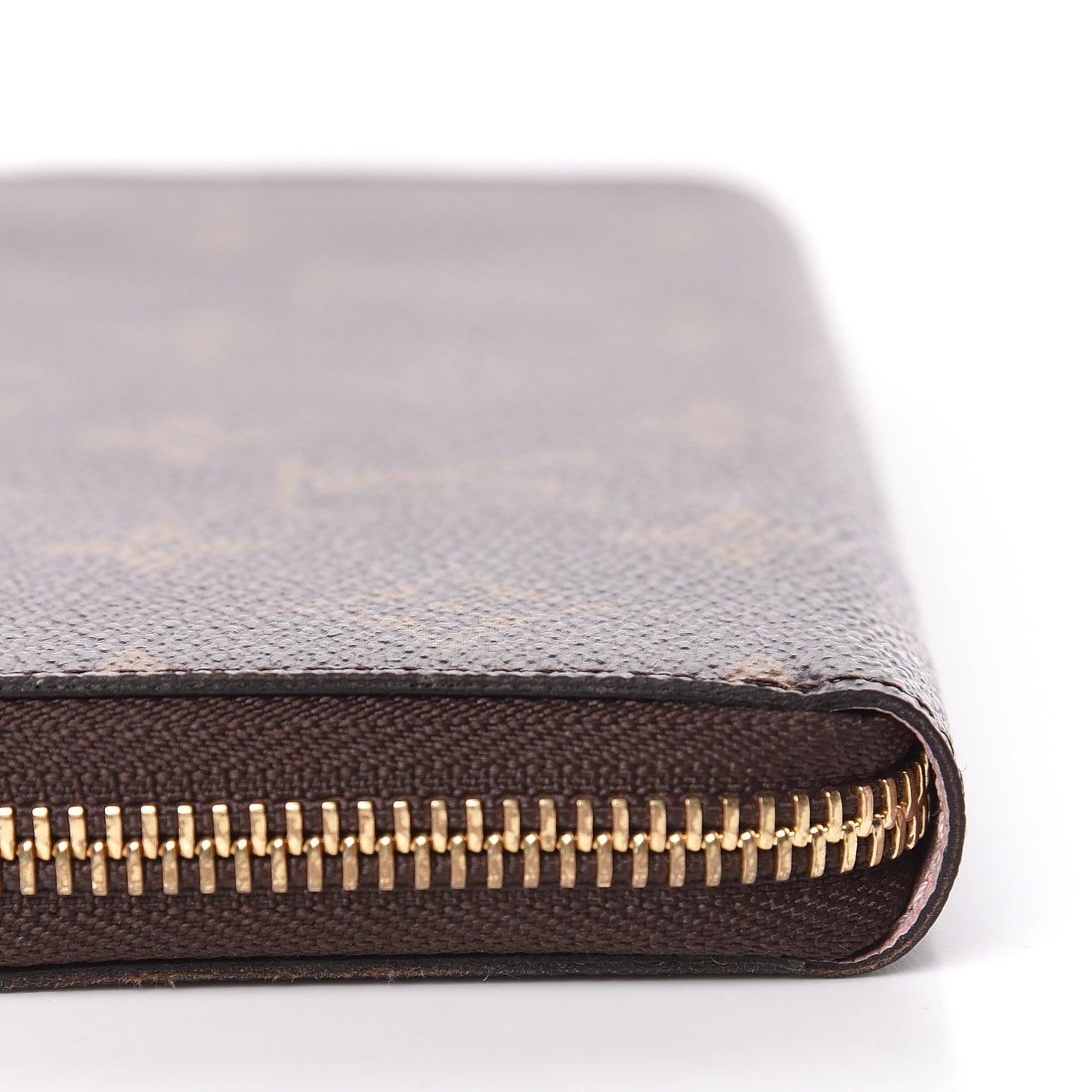 Monogram Clemence Wallet Rose Ballerine