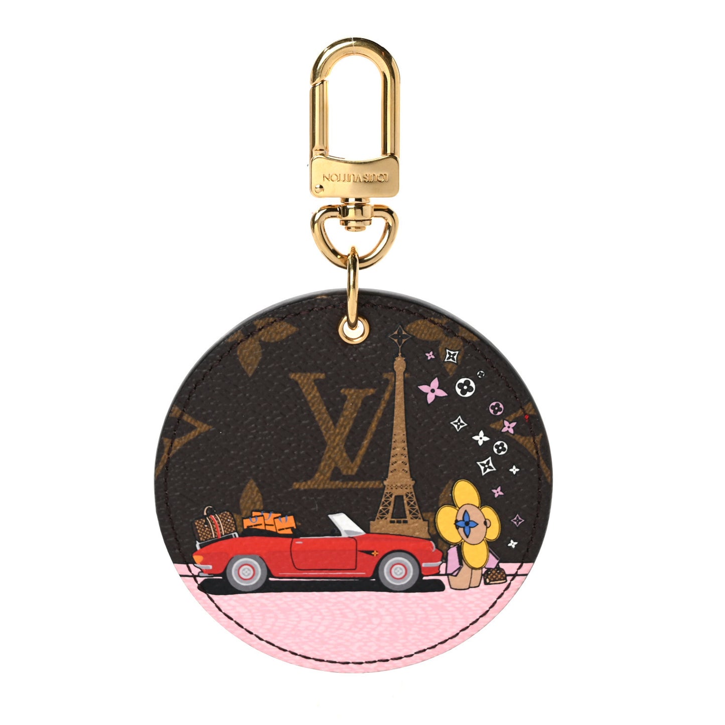 Monogram 2019 Christmas Animation Paris Bag Charm Key Ring