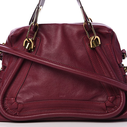 Chloe Calfskin Medium Paraty Wine Purple 7 of 12