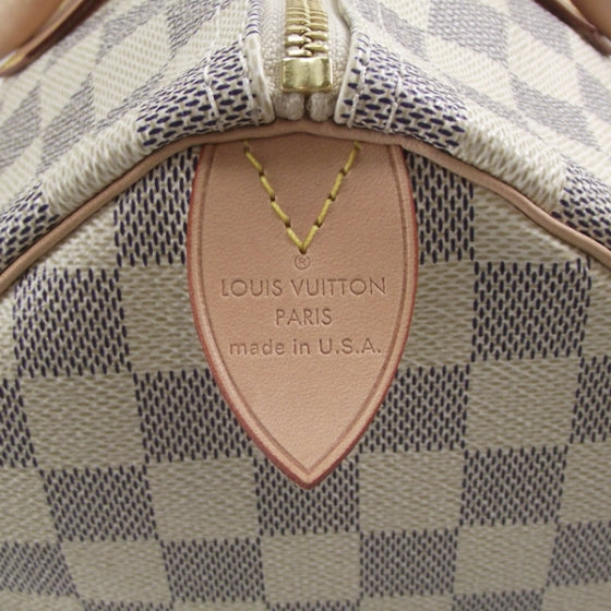 Louis Vuitton Damier Azur Speedy 30 6 of 9