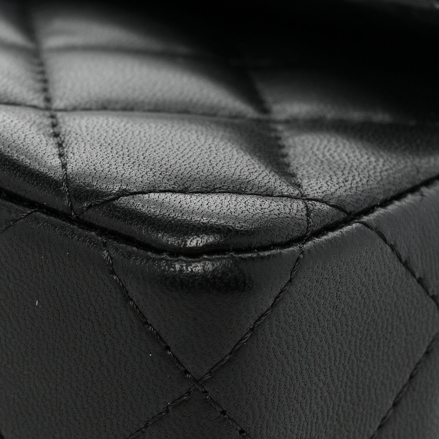 Chanel Lambskin Quilted Mini Rectangular Flap Black 14 of 19