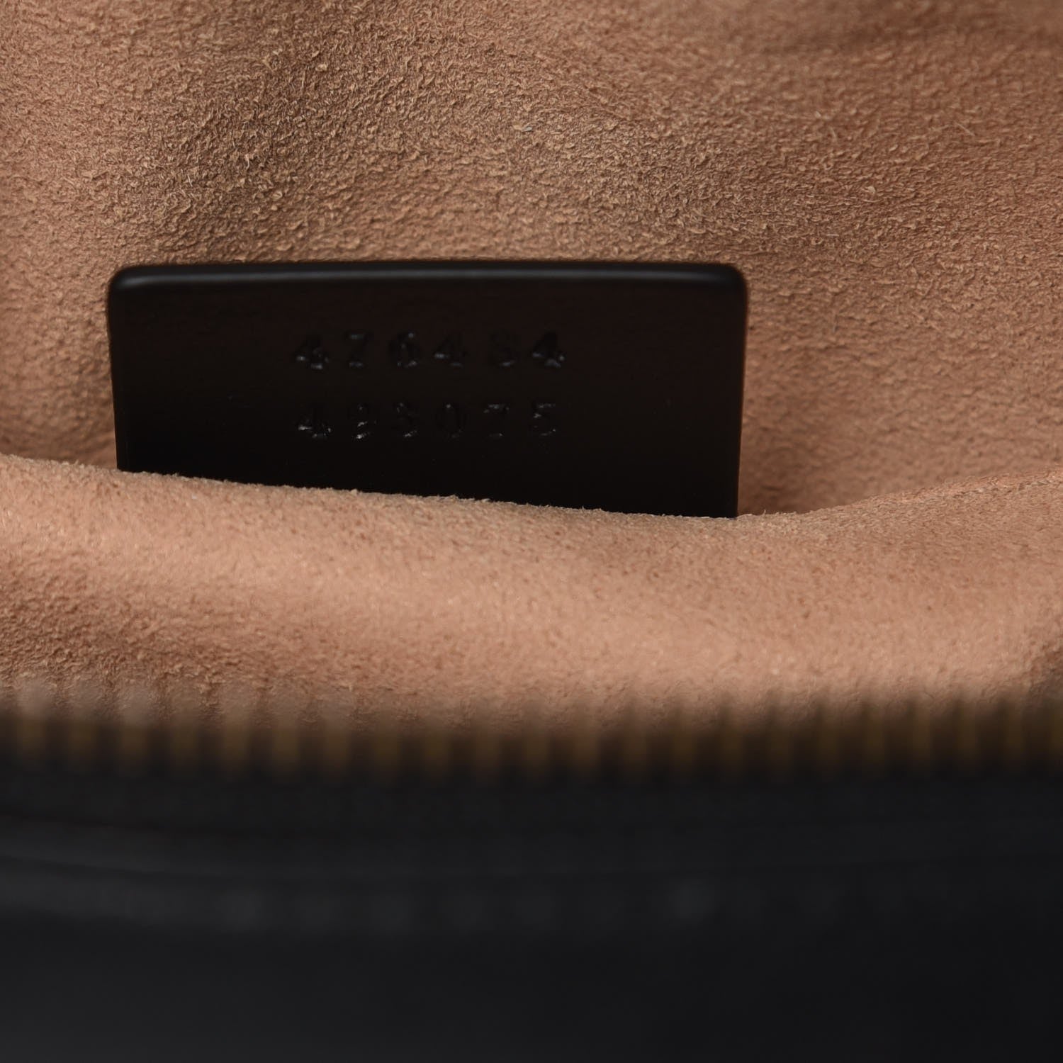 Gucci Calfskin Matelasse GG Marmont Belt Bag 105 42 Black 7 of 7
