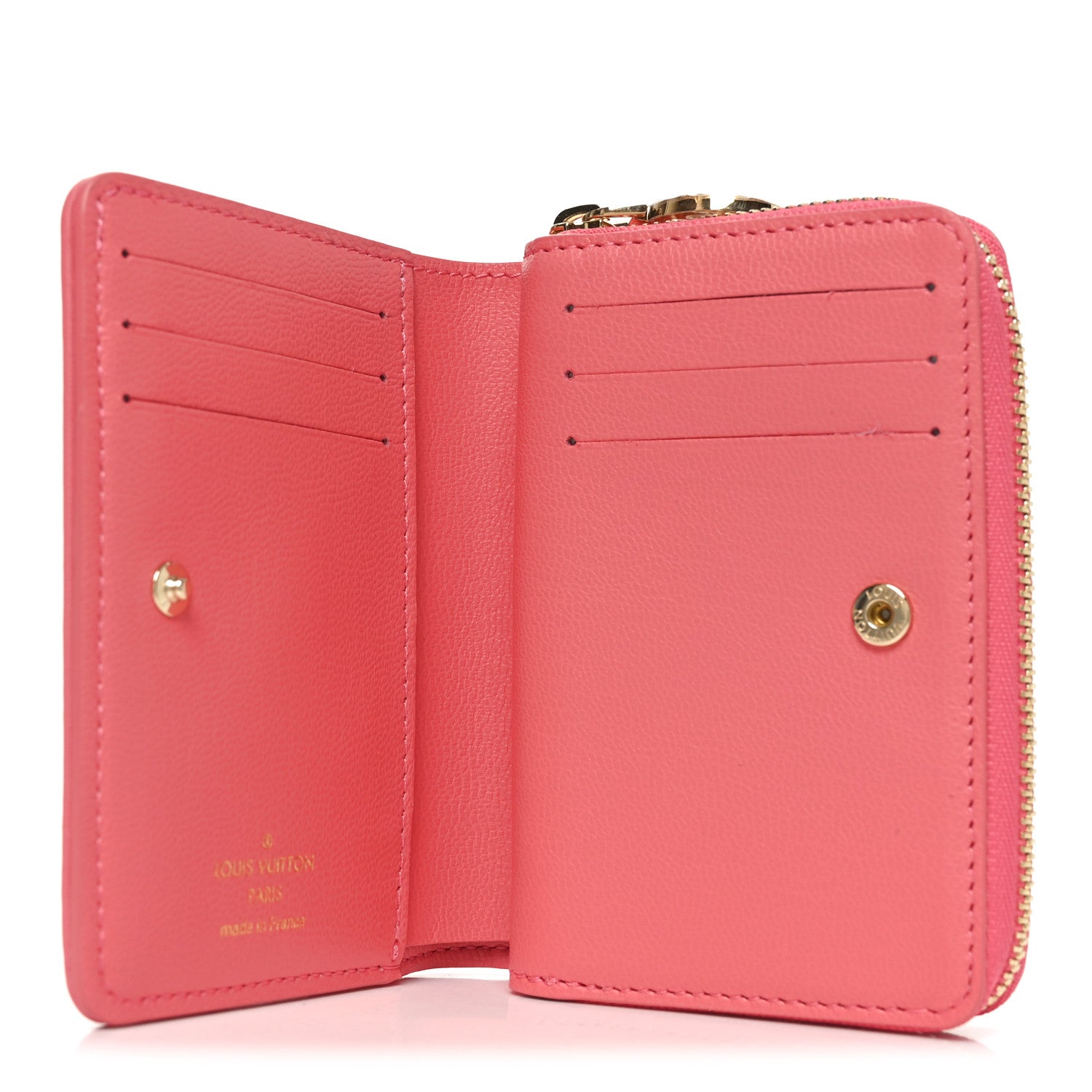 Louis Vuitton Lambskin Embossed Monogram Lou Coussin Wallet Pink 5 of 6