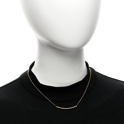 David Yurman 18K Yellow Gold Petite Station Pendant Necklace 2 of 5