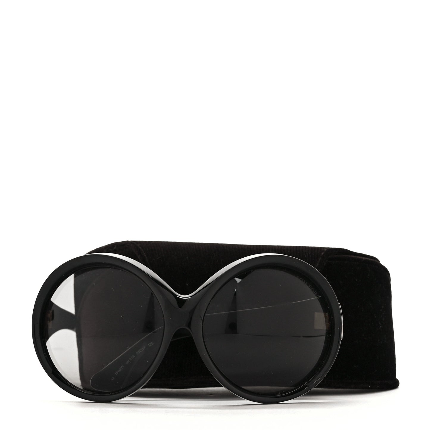 Ali Oversized Round Sunglasses Black