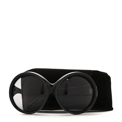 Tom Ford Ali Oversized Round Sunglasses Black 8 of 8