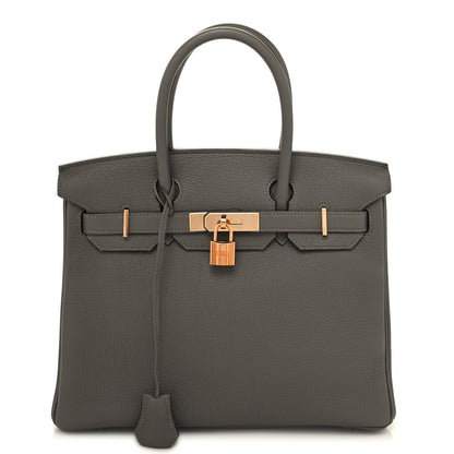 Hermes Togo Birkin 30 Gris Meyer 1 of 13
