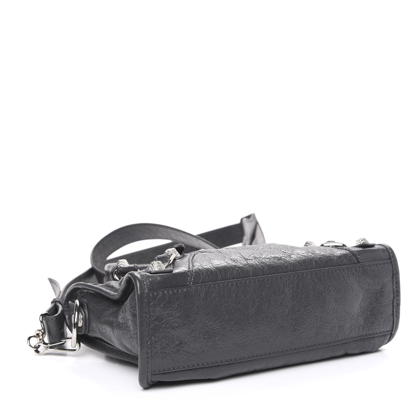 Agneau Giant 12 Silver Hardware Mini City Gris Fossile