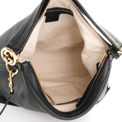 Gucci Pebbled Calfskin Small Miss GG Hobo Black 5 of 7