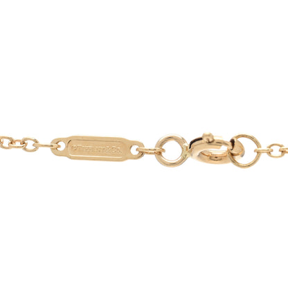 Tiffany 18K Yellow Gold Diamond Knot Necklace 4 of 4