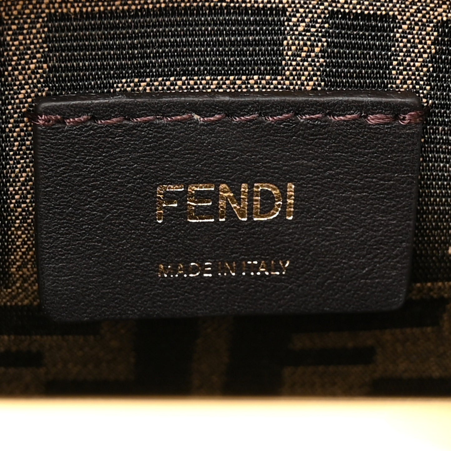 Shiny Nappa Snakeskin Small Fendi First Nuvola Roccia