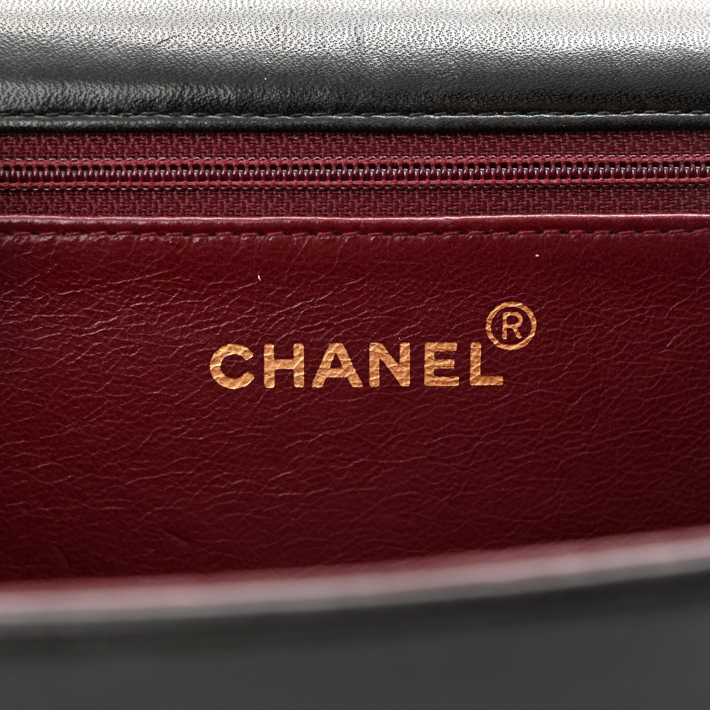 Lambskin Quilted Small Single Flap Black