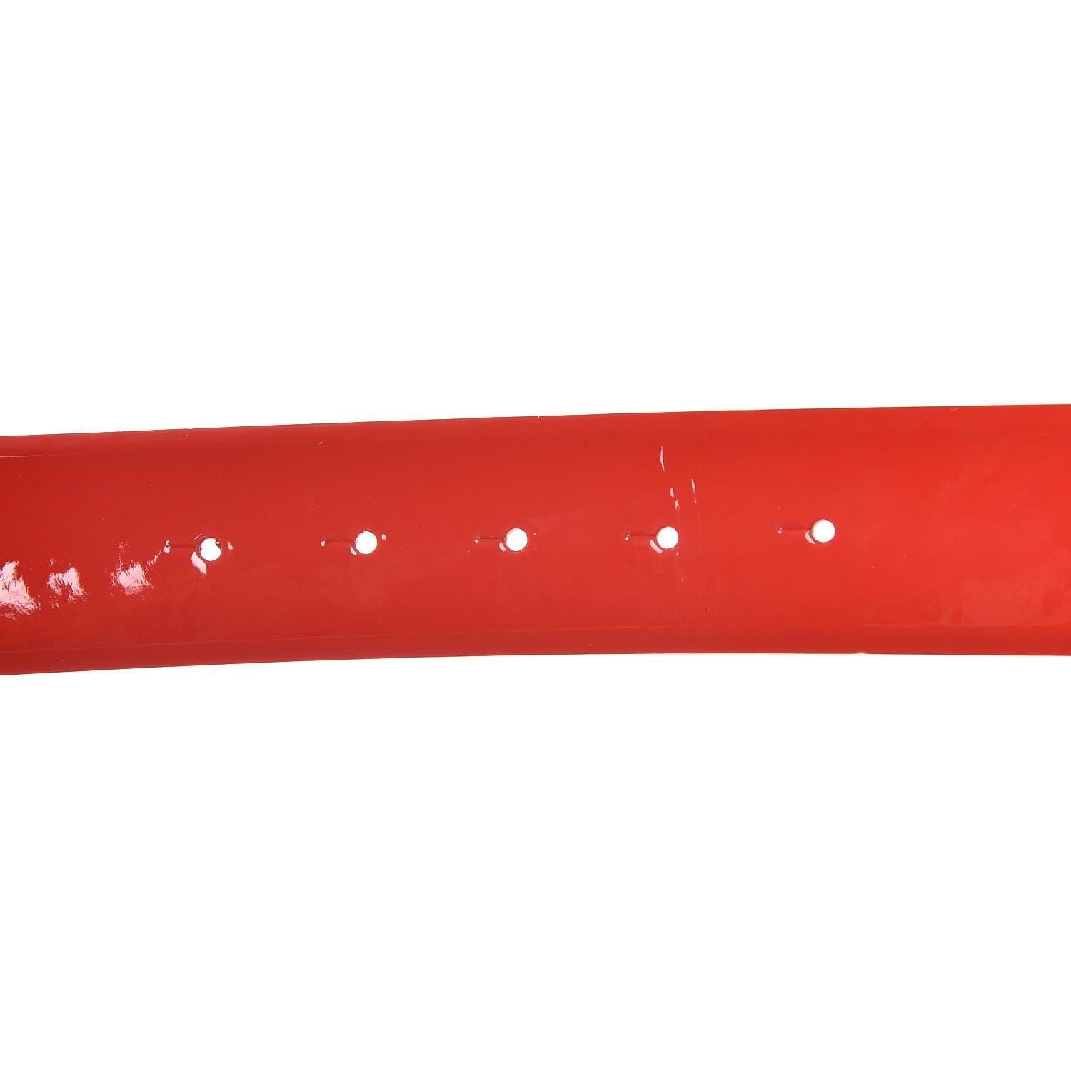 Chanel Patent Calfskin Enamel CC Logo Belt 85 34 Orange 7 of 9