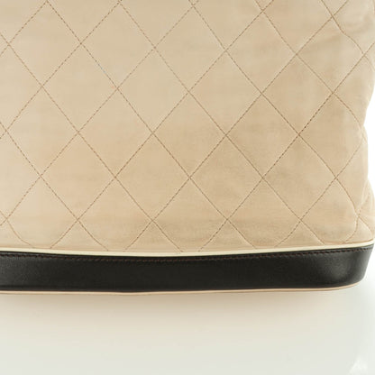 Chanel Lambskin Quilted Country Club Tote Beige Clair Brown 9 of 9