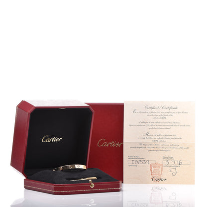 Cartier 18K Yellow Gold LOVE Bracelet 17 7 of 7
