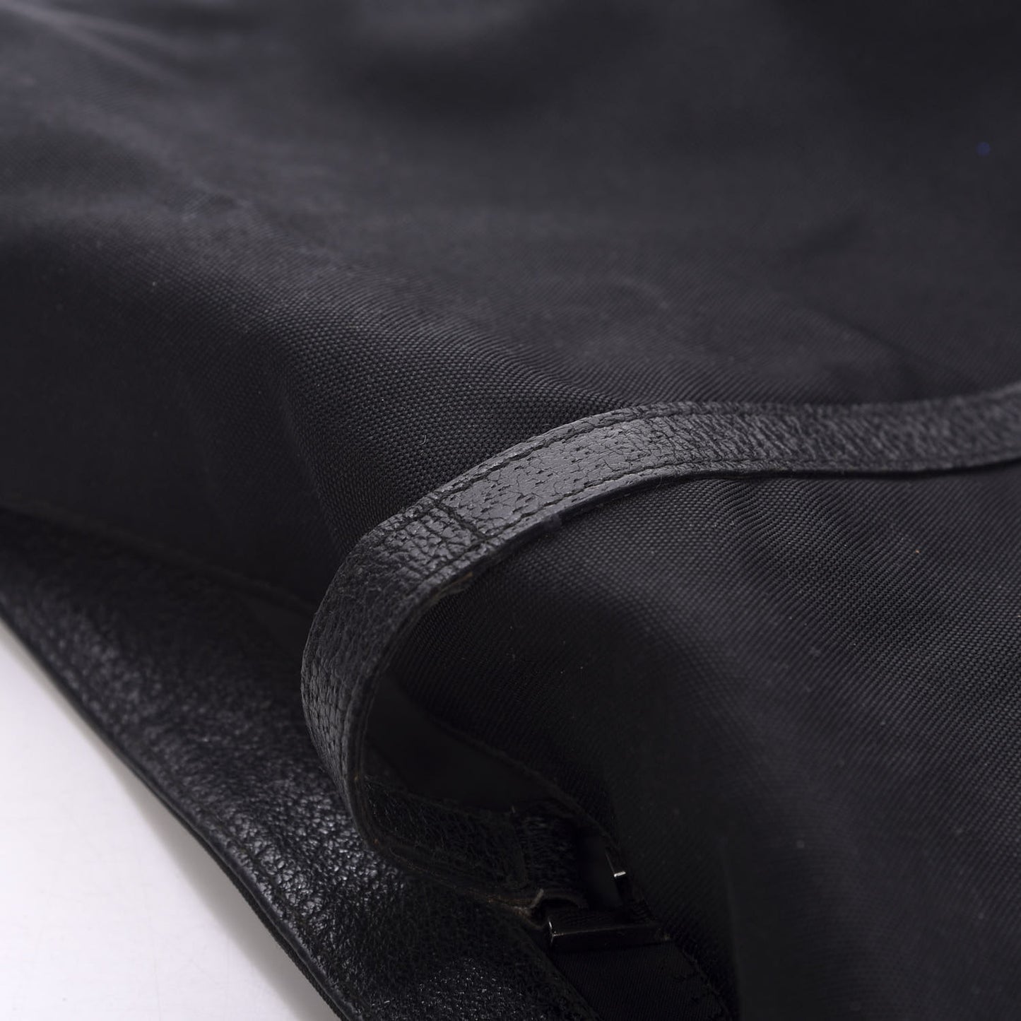 Nylon Shoulder Bag Black