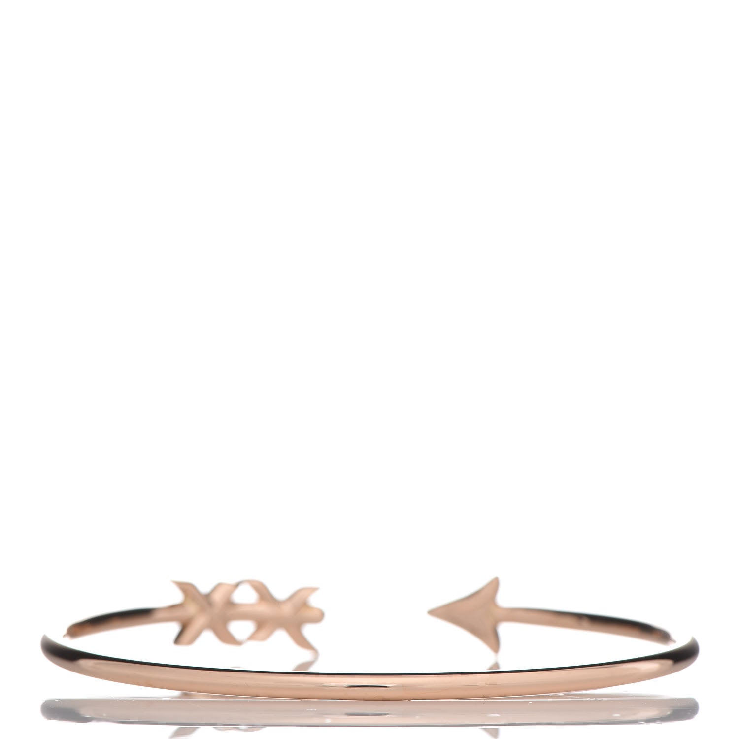 Tiffany 18K Rose Gold Paloma's Graffiti Arrow Cuff Bracelet 3 of 4