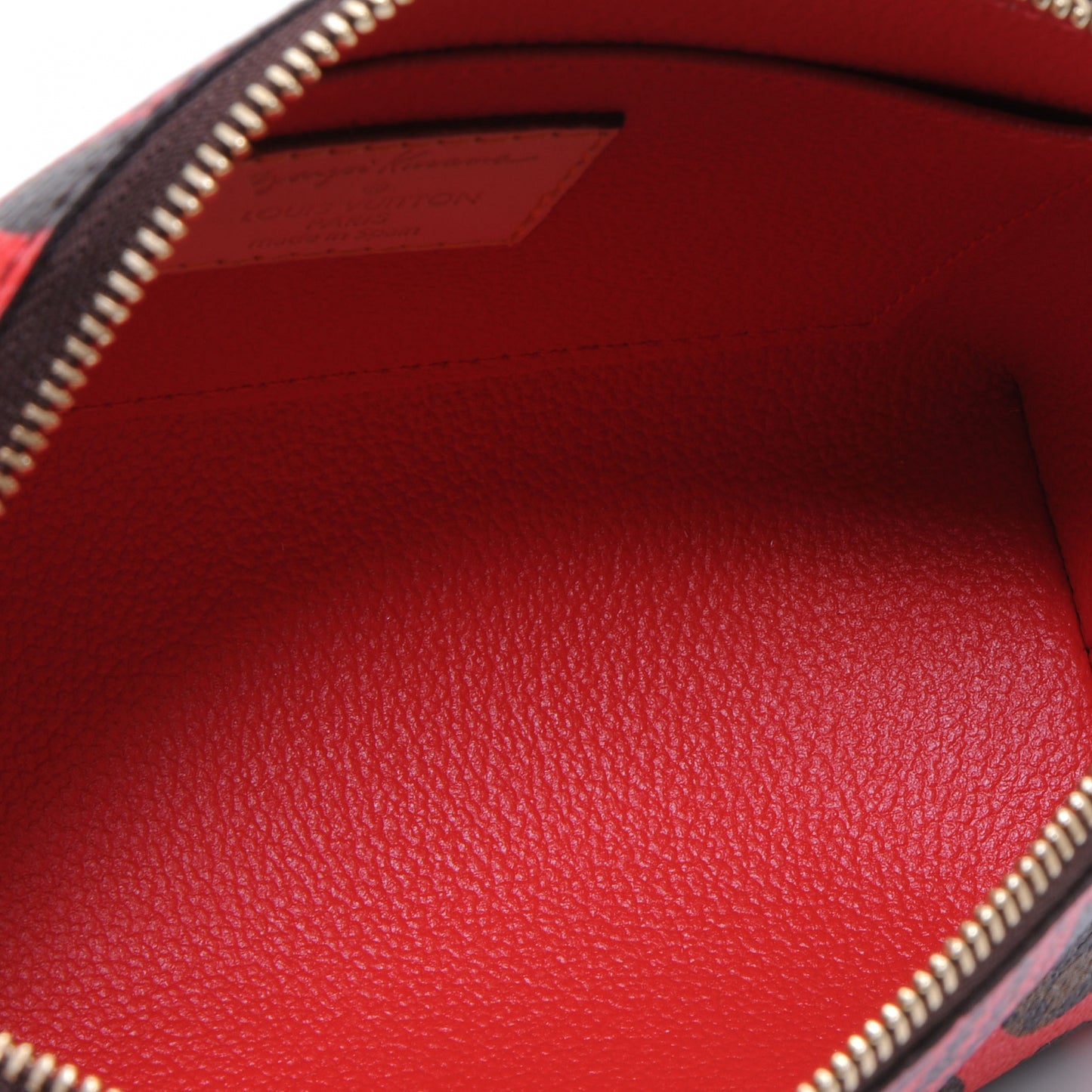 Monogram Kusama Pumpkin Dots Cosmetic Pouch Red