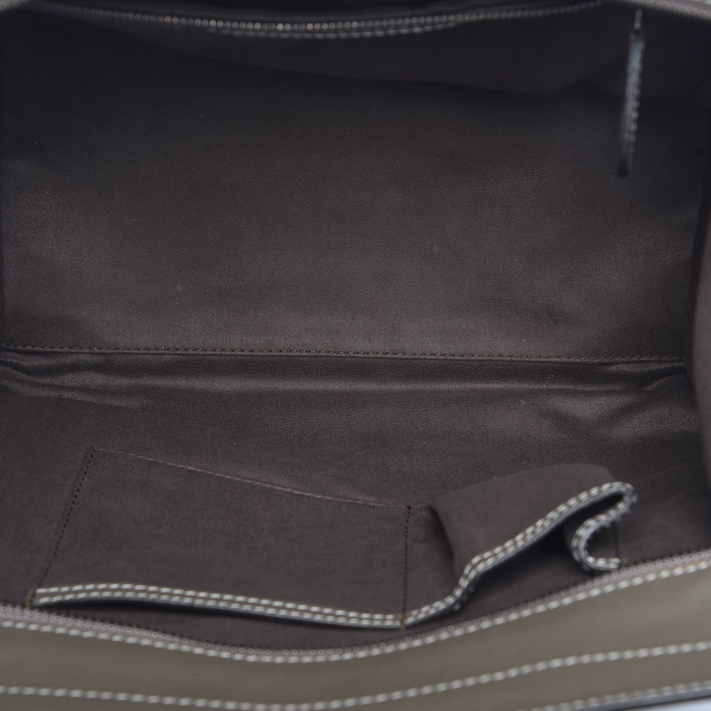 Drummed Calfskin Mini Luggage Souris