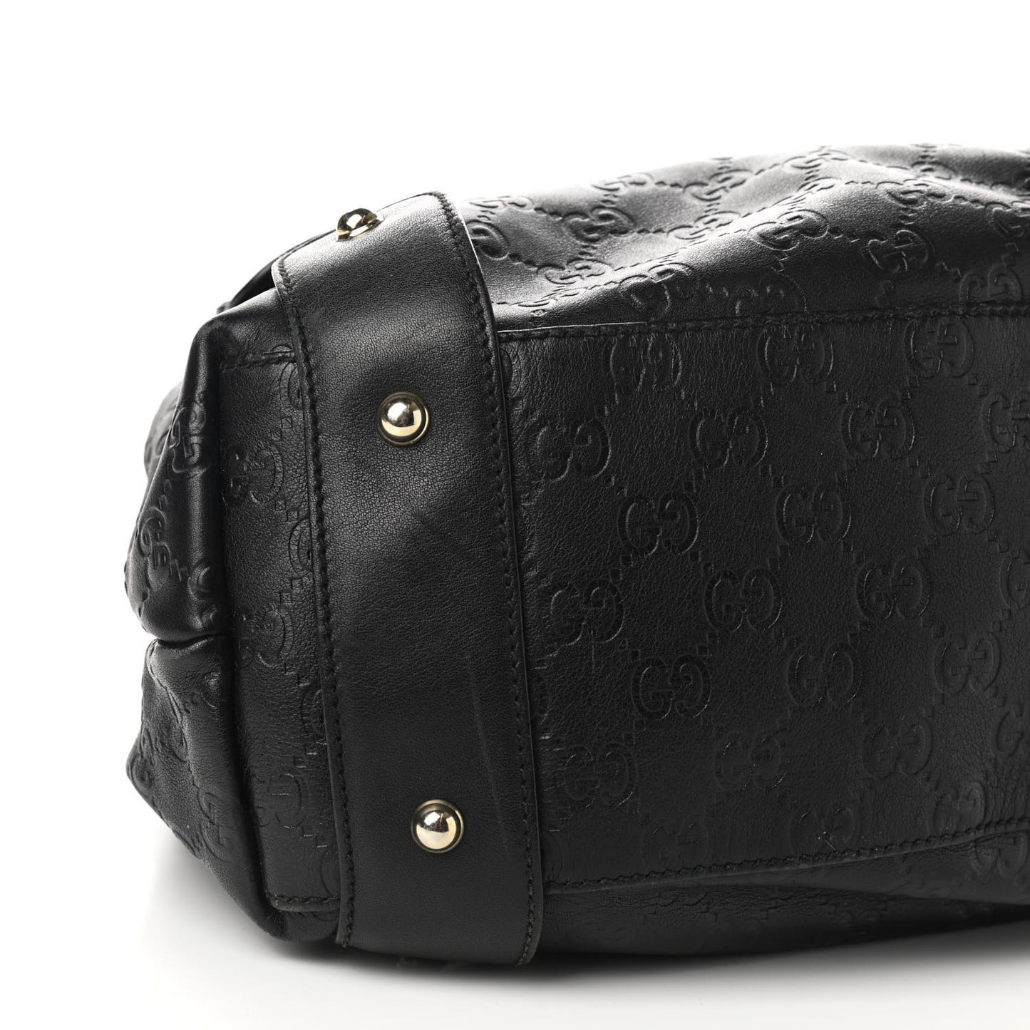 Guccissima Medium Pelham Shoulder Bag Black