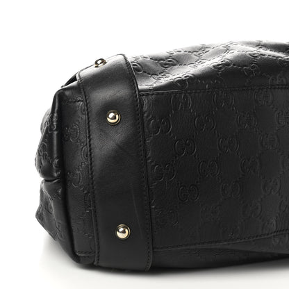 Gucci Guccissima Medium Pelham Shoulder Bag Black 9 of 12