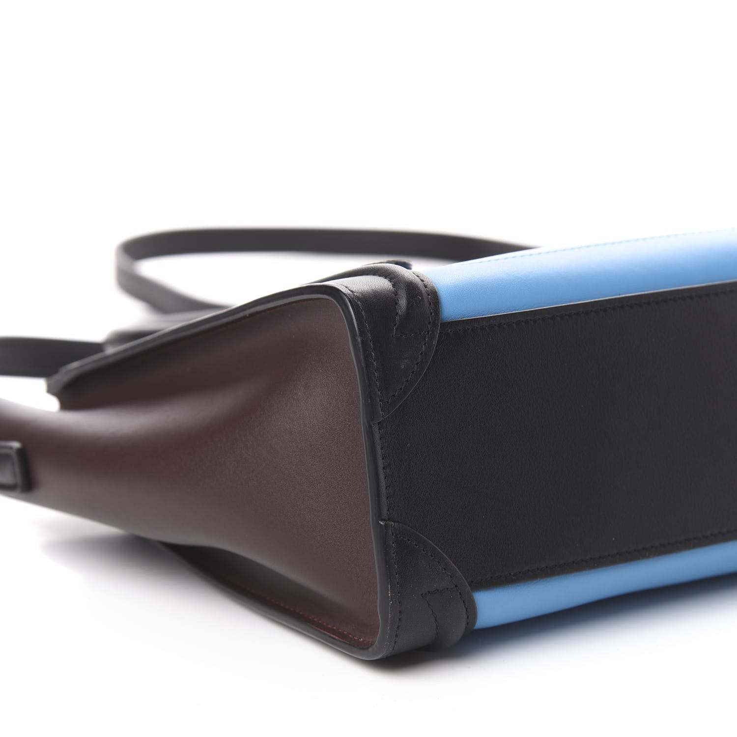 Celine Smooth Calfskin Nano Tri-Color Luggage Turquoise 10 of 11
