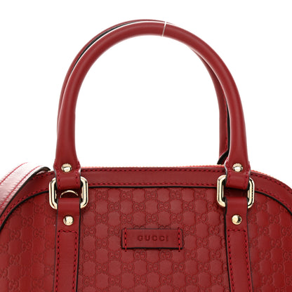 Gucci Soft Microguccissima Mini Dome Bag Rosso 8 of 12