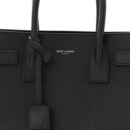 Saint Laurent Grained Calfskin Baby Sac De Jour Black 7 of 10