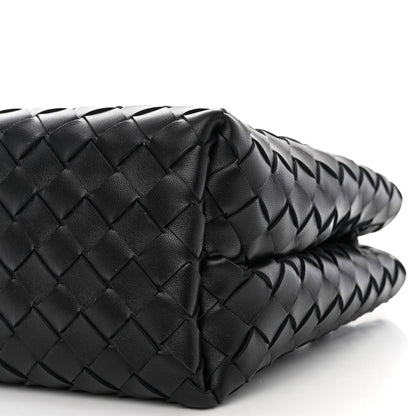 Bottega Veneta Nappa Intrecciato Small Andiamo Shoulder Bag Black 9 of 10