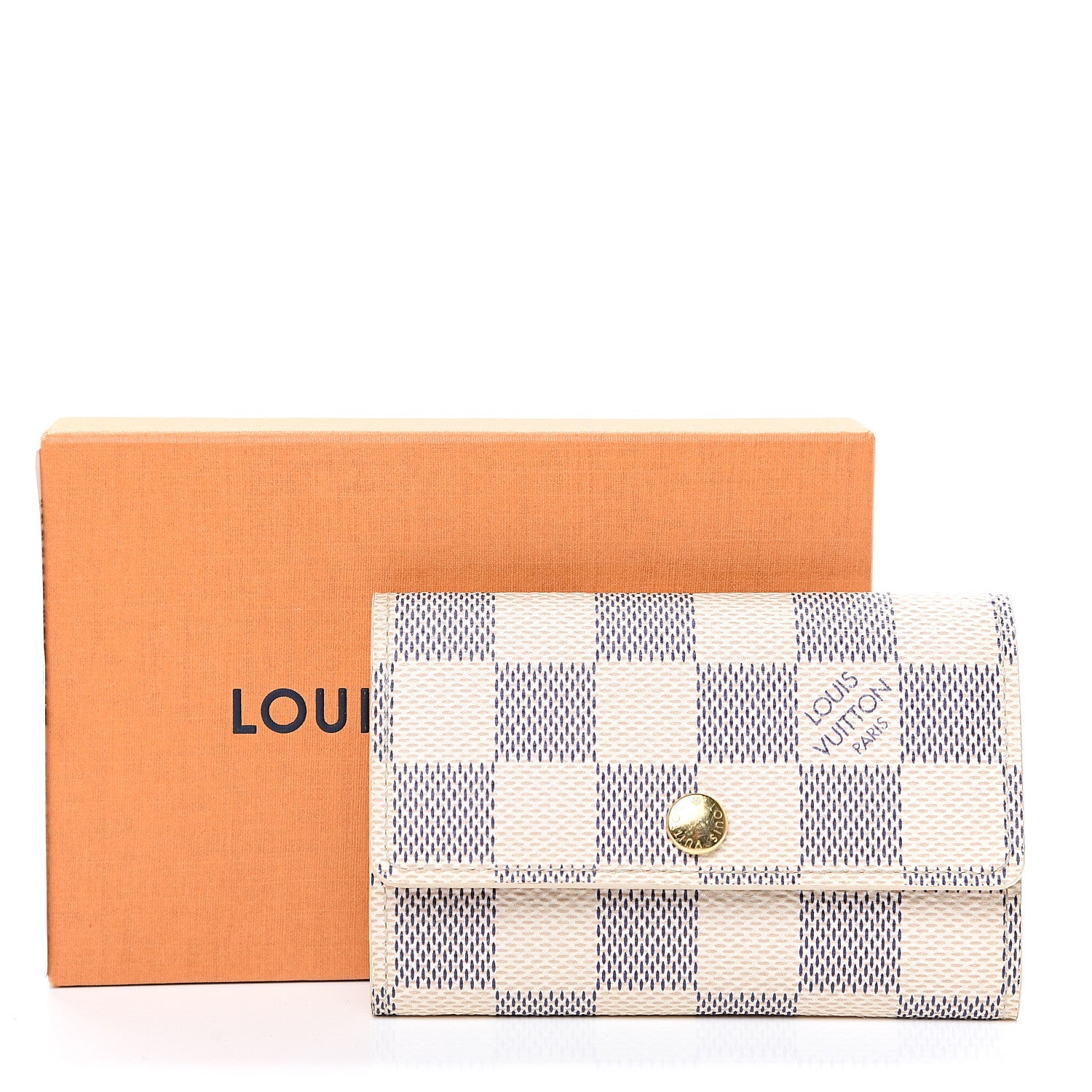 Louis Vuitton Damier Azur Multicles 6 Key Holder 9 of 9